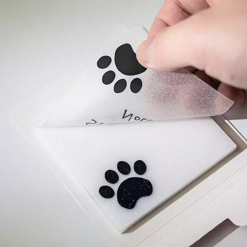 Stationery - Cat Paw Starlight Transparent Sticky Notes 75x75mm 50sheets Assorted - Goodie Goodie
