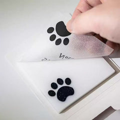 Stationery - Cat Paw Starlight Transparent Sticky Notes 75x75mm 50sheets Assorted - Goodie Goodie