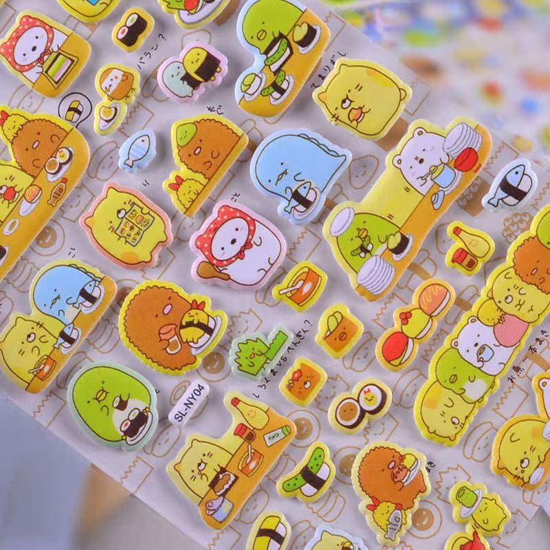 Stationery - Sumikko Gurashi Foam Glow-in-the-Dark Stickers Assorted - Goodie Goodie