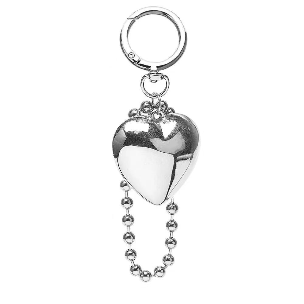 Accessories - Metal Love Heart Keyring - Goodie Goodie