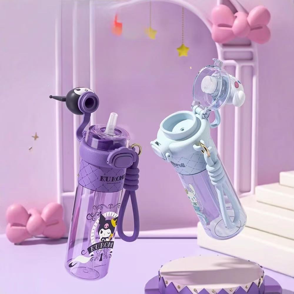 Bottles & Cups - Sanrio Plastic Water Bottle 550ml Cinnamoroll - Goodie Goodie