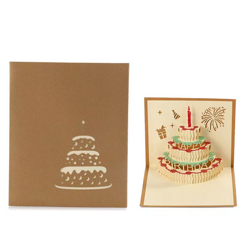 Gifts - 3D Birthday Card with Envelope 13x15.5cm #2 - Goodie Goodie