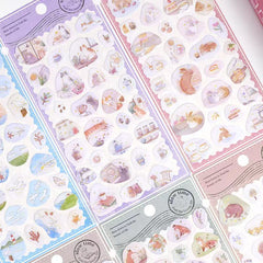 Stationery - Slow Time Epoxy Stickers Assorted - Goodie Goodie