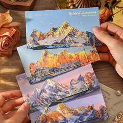 Stationery - Golden Sunshine Metal Bookmark Orange Sunrise - Goodie Goodie