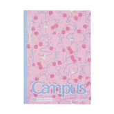 Stationery - Campus Notebook B5 8mm Ruled 26 Lines 40 Sheets Pink/Blue - Goodie Goodie