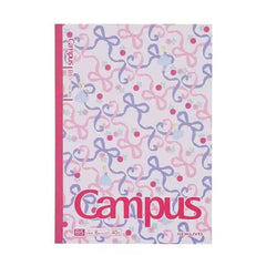 Stationery - Campus Notebook B5 8mm Ruled 26 Lines 40 Sheets Pink - Goodie Goodie