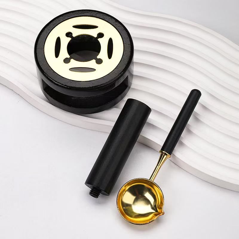 Stationery - Wood Sealing Wax Tool Black - Goodie Goodie