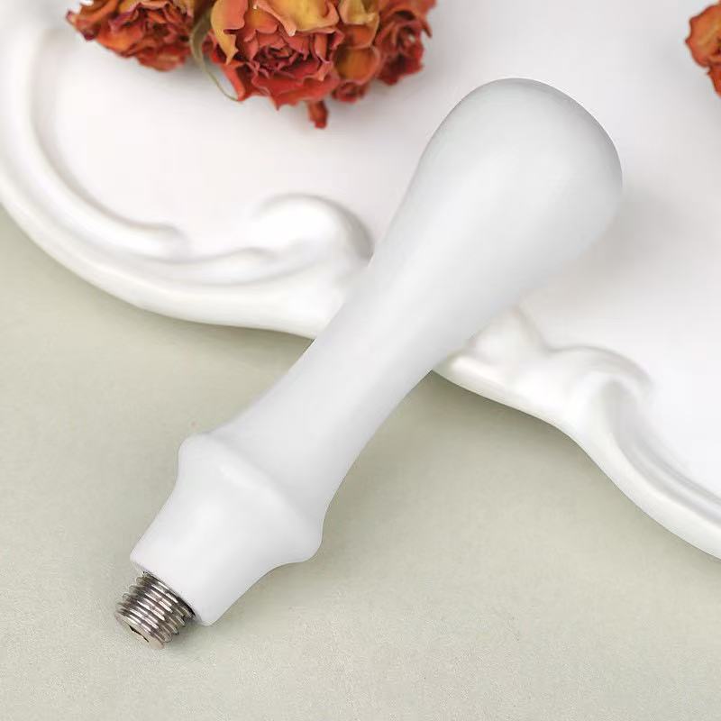 Stationery - Wood Sealing Wax Handle 8cm White - Goodie Goodie