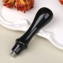 Stationery - Wood Sealing Wax Handle 8cm Black - Goodie Goodie
