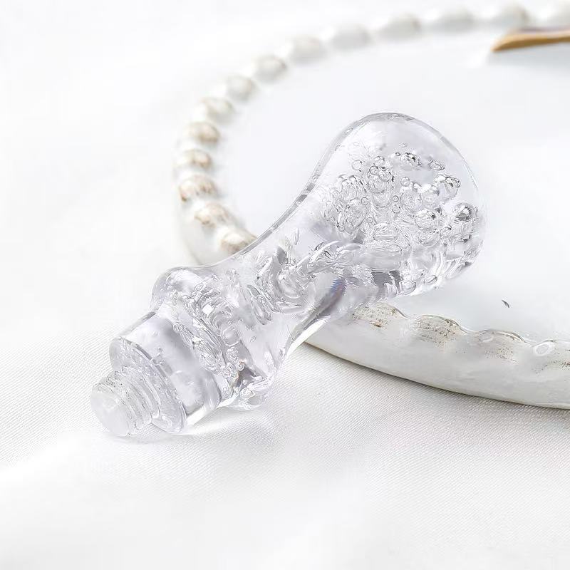 Stationery - Plastic Sealing Wax Handle 5.5cm Bubble Clear - Goodie Goodie