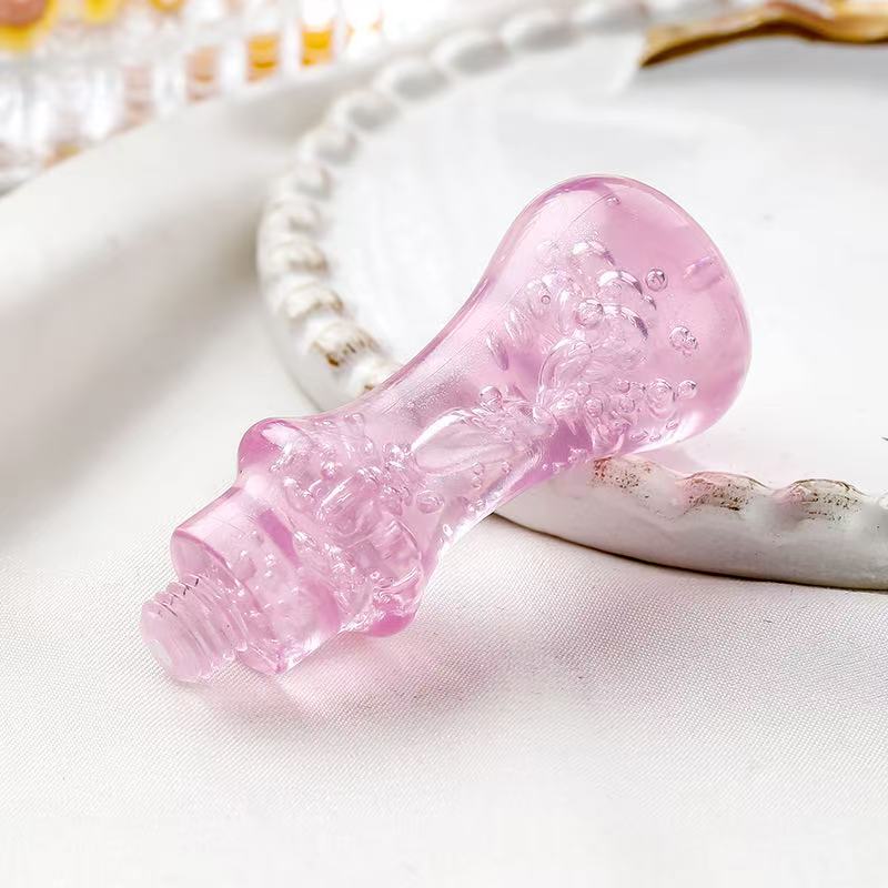 Stationery - Plastic Sealing Wax Handle 5.5cm Bubble Pink - Goodie Goodie