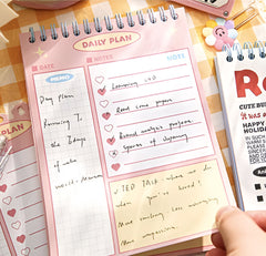 Stationery - Mr. Paper Coil Notebook Daily Plan 127*188mm Retro Food - Goodie Goodie
