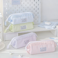 Stationery - Rosyposy Wide-Opening Pencil Case-Pink - Goodie Goodie