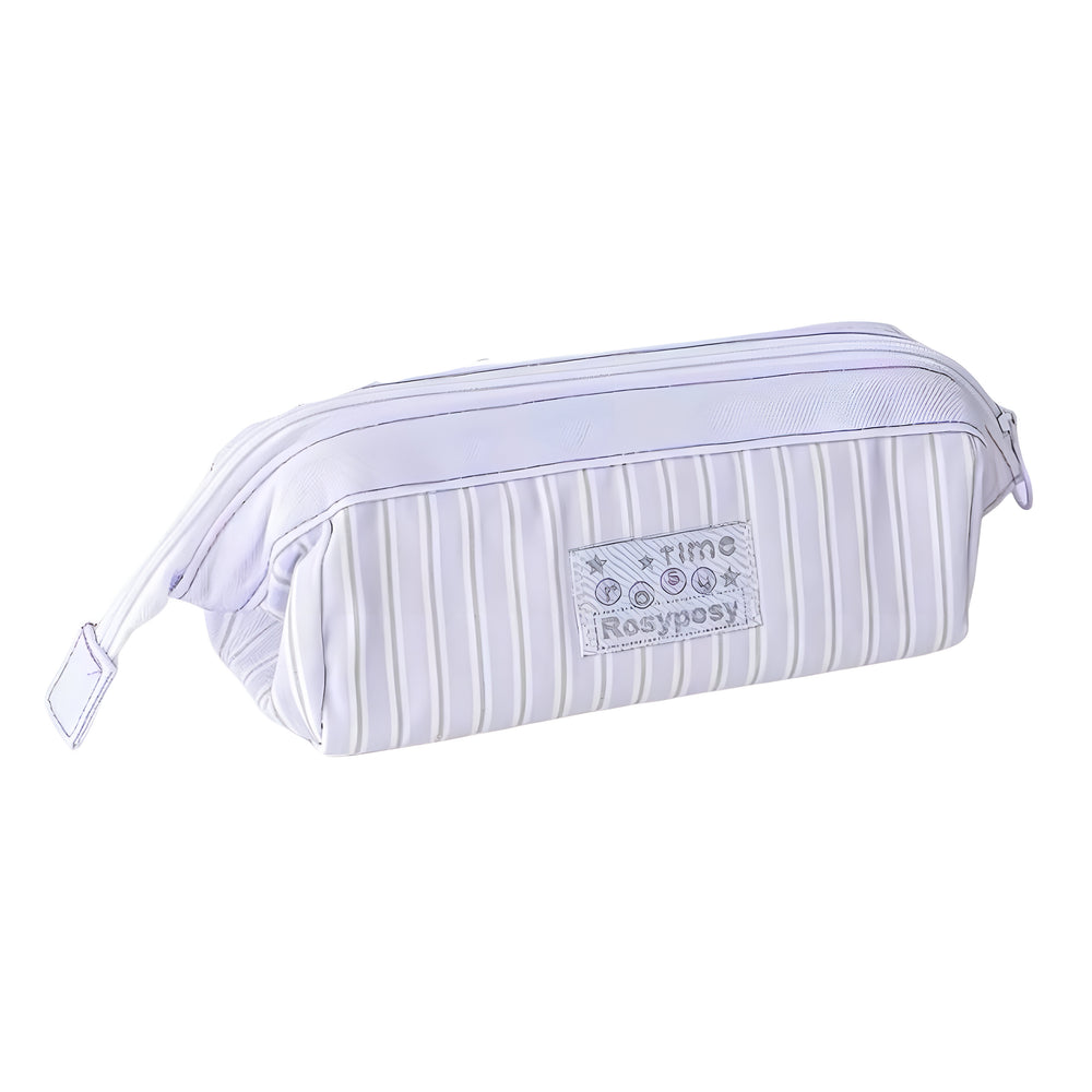 Stationery - Rosyposy Wide-Opening Pencil Case-Purple - Goodie Goodie
