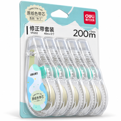 Deli Correction Tape 40m – 5 Pack