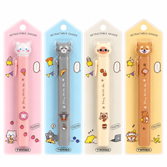 TWINGO Animal Retractable Eraser – Assorted