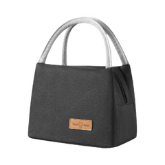 Insulated Lunch Box Bag 27x19x16cm - Black