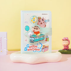 Shin-chan Stress-Relief Foam A6 Notebook with Magnetic Clip