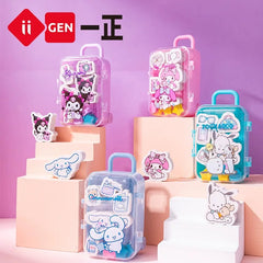 Stationery - Cinnamoroll Suitcase Erasers 10pcs - Goodie Goodie