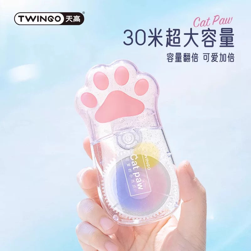 Stationery - Cat Paw Correction Tape 5mm*30m Assorted - Goodie Goodie