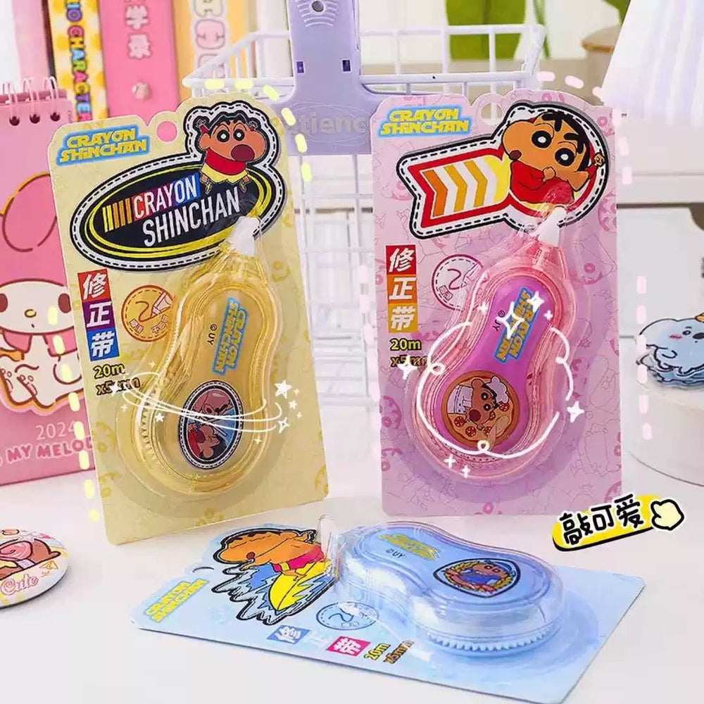 Stationery - Crayon Shinchan Correction Tape 5mm*20m Assorted - Goodie Goodie