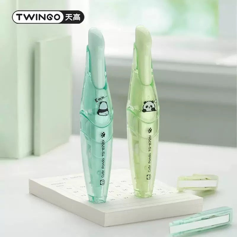 Stationery - Panda Correction Tape 5mm*18m + 2 refills Assorted - Goodie Goodie