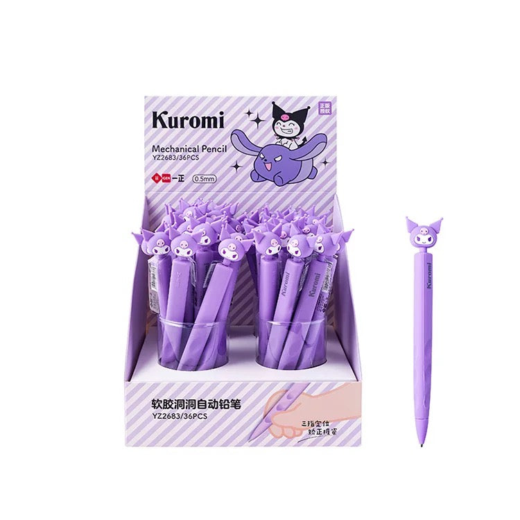 Stationery - iigen Kuromi Silicone Mechanical pencil 0.5mm - Goodie Goodie