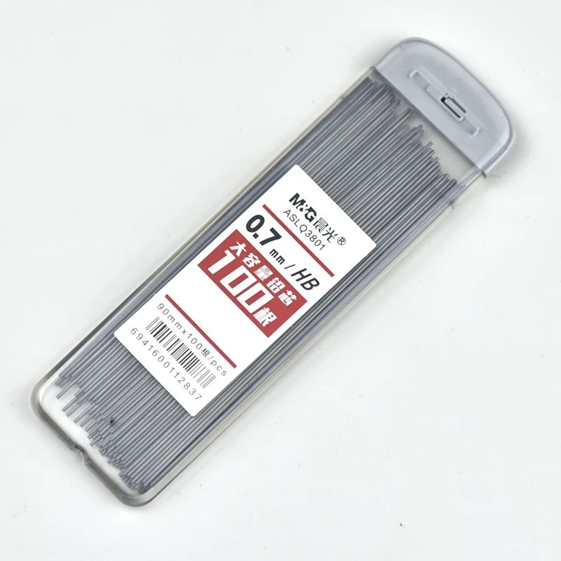 Stationery - M&G 0.7mm HB Mechanical Pencil Refills -100 Leads - Goodie Goodie