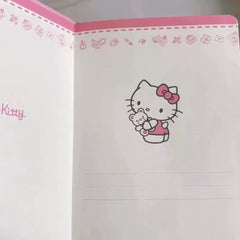 Hello Kitty PU Embossed Hard Cover A5 Notebook