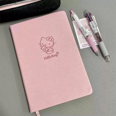 Hello Kitty PU Embossed Hard Cover A5 Notebook