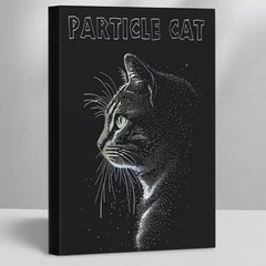 Stationery - Foil Stamped Cat B5 Thick Plain Notebook 128 Sheets Assorted - Goodie Goodie