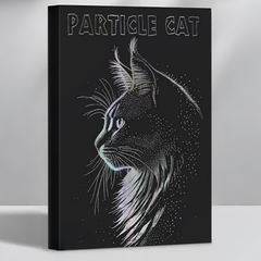 Stationery - Foil Stamped Cat B5 Thick Plain Notebook 128 Sheets Assorted - Goodie Goodie