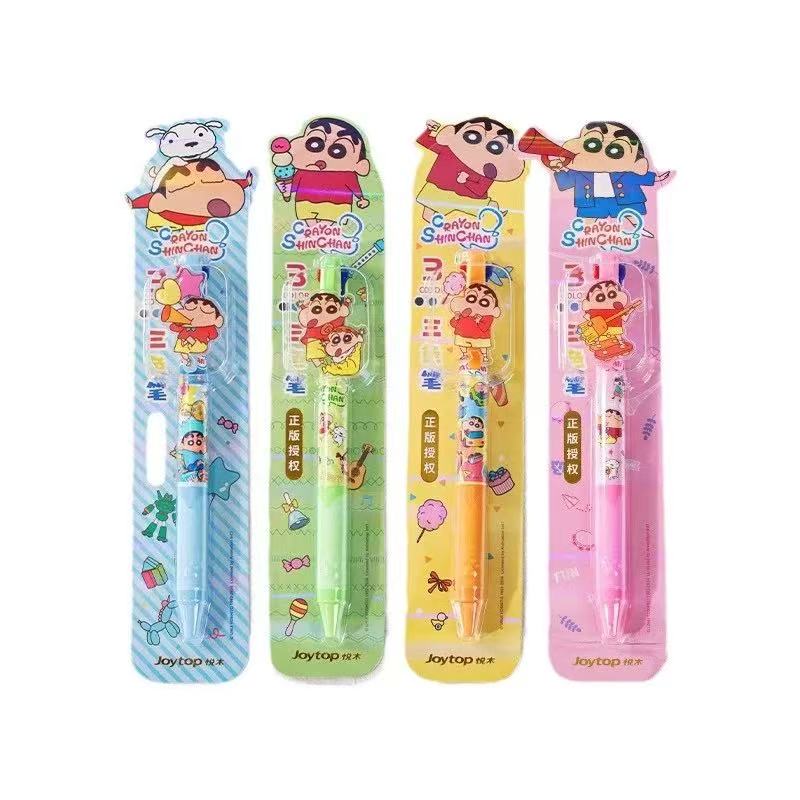 Stationery - Crayon 3 Colour Gel Pen 0.5mm Assorted - Goodie Goodie
