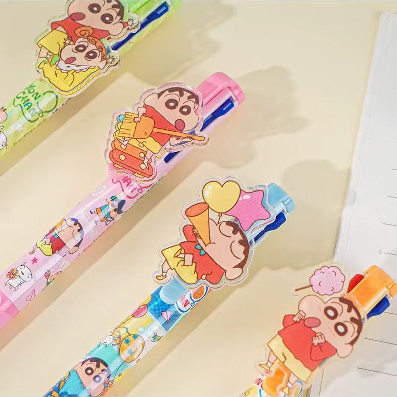 Stationery - Crayon 3 Colour Gel Pen 0.5mm Assorted - Goodie Goodie