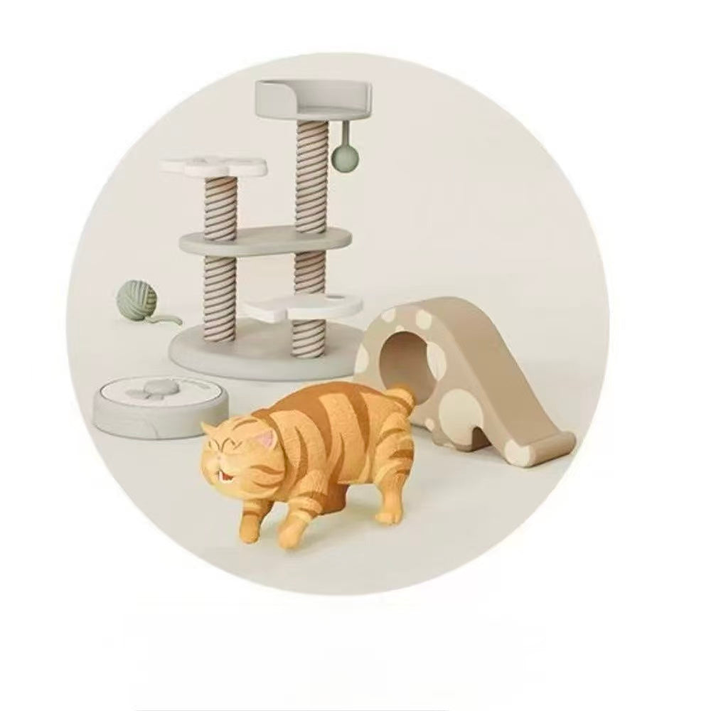Tech & Toys - Cat House-Themed Scene Figurine Blind Box - Goodie Goodie