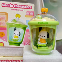 Tech & Toys - Sanrio Characters Bubble Tea Cup Solar-Powered Swing Toy Blind Box - Goodie Goodie