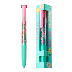 Stationery - Kaco Smiley World 3-in-1 Black/Red Gel Pen 0.5mm / Mechanical Pencil 0.5mm Green - Goodie Goodie