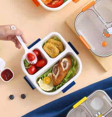 Lunch Boxes & Bags - Miffy Square Bento Lunchbox – 1100ml Blue - Goodie Goodie