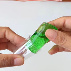 Glittery Colour snowflake Cup mini Slime Assorted