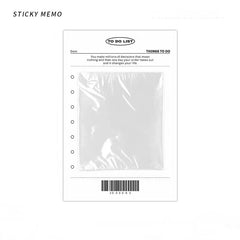 Clear Bag Paper Sticky Notes 30 sheets
