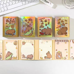 Capybara Notepads Set of 6 - 100 sheets Assorted