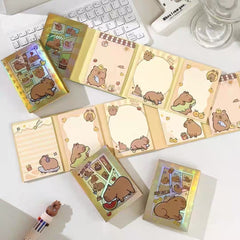 Capybara Notepads Set of 6 - 100 sheets Assorted
