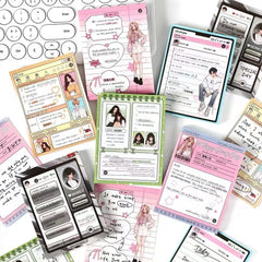 Anime Character Message Notepads 75*100mm 80 sheets School List