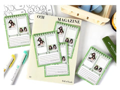 Anime Character Message Notepads 75*100mm 80 sheets School List