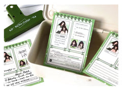 Anime Character Message Notepads 75*100mm 80 sheets School List