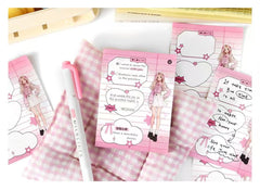 Anime Character Message Notepads 75*100mm 80 sheets Beautiful Dream