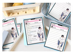 Anime Character Message Notepads 75*100mm 80 sheets Letter