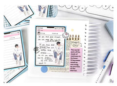 Anime Character Message Notepads 75*100mm 80 sheets Letter