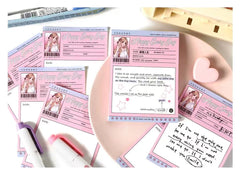 Anime Character Message Notepads 75*100mm 80 sheets Happy Everyday