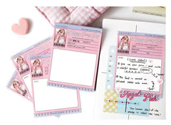 Anime Character Message Notepads 75*100mm 80 sheets Happy Everyday